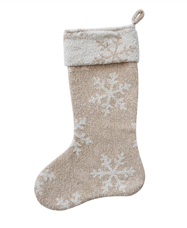 Jacquard Stocking w/ Snowflake