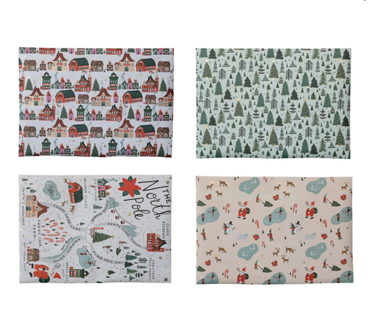 Handmade Printed Recycled Wrapping Paper