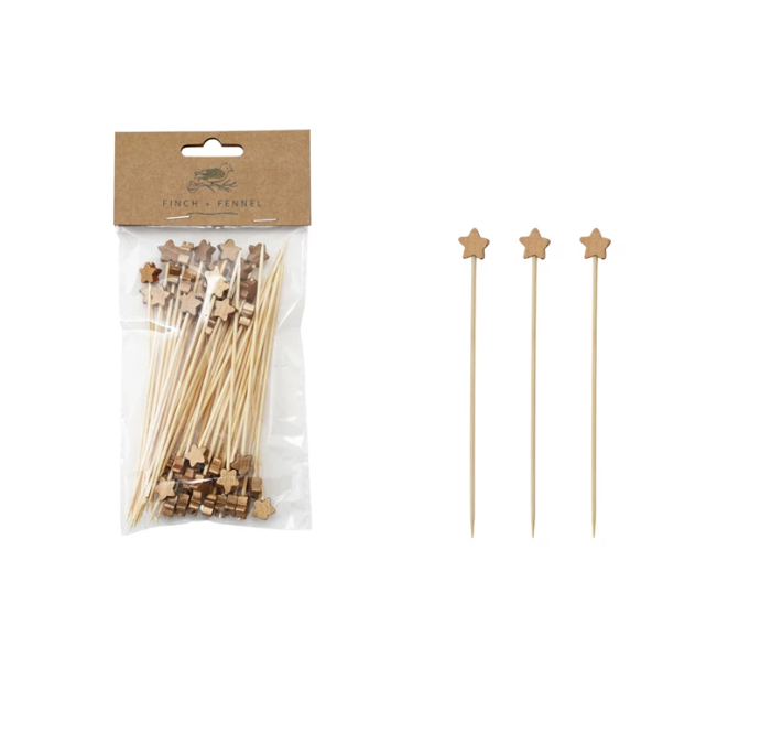 Star Bamboo Skewers