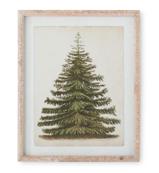 Natural Wood Frame Pine Tree - STYLE 4