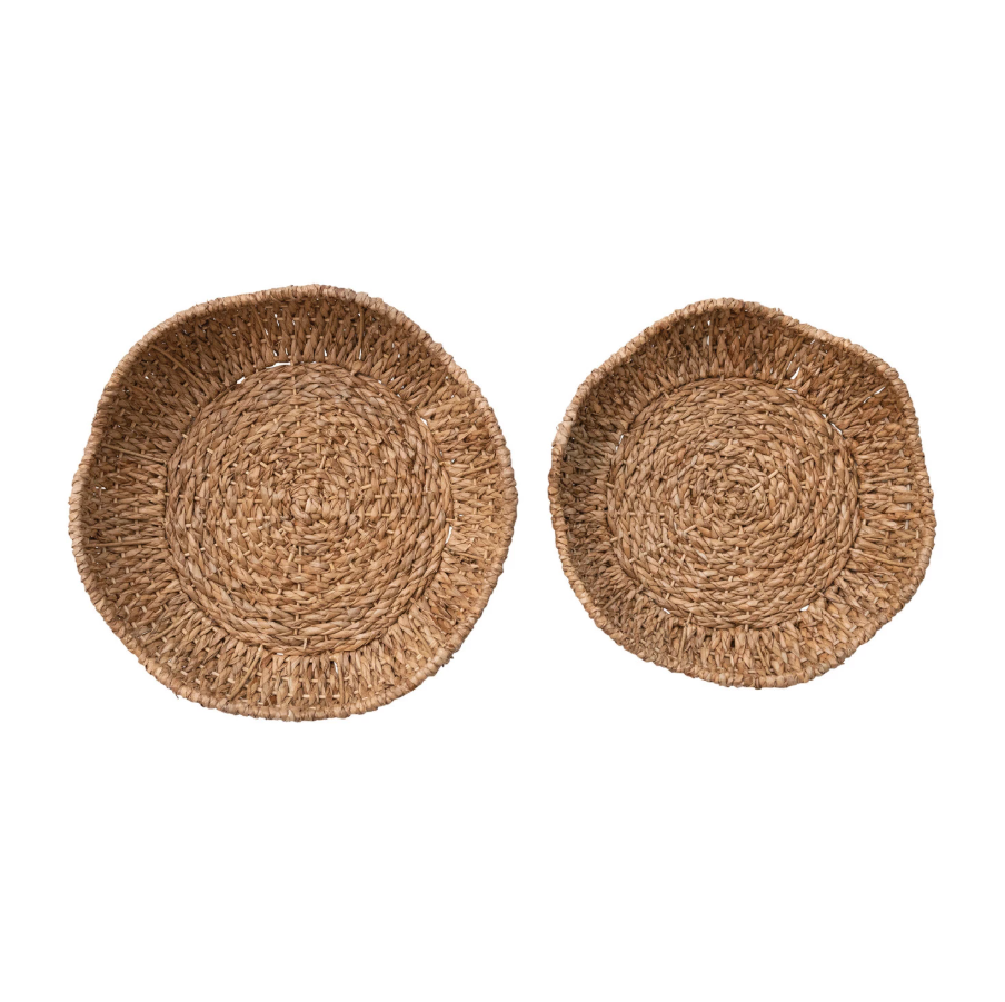 15" Braided Bankuan Bowls w/ Scalloped Edge