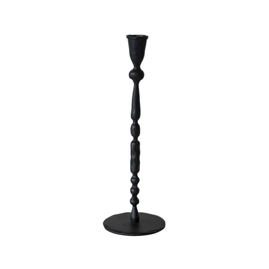 Hand-Forged Cast Iron Taper Holder