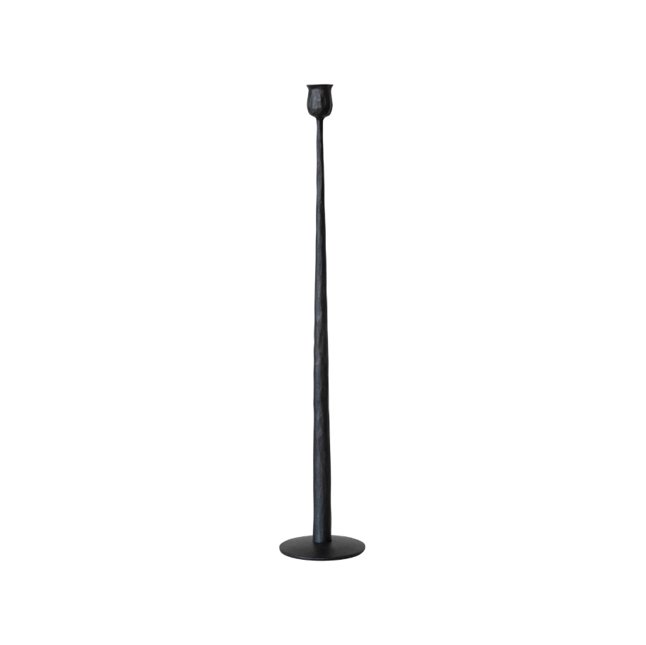 Hand-Forged Cast Iron Taper Holder