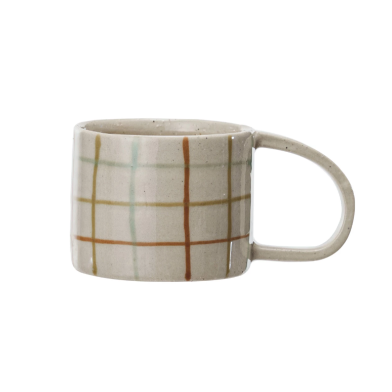 12oz Hand-Painted Stoneware Mug