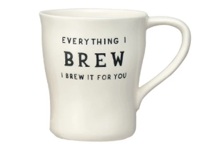 12oz Mug w/ Coffee Sayings - 6 Styles
