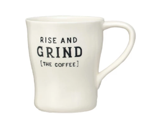 12oz Mug w/ Coffee Sayings - 6 Styles