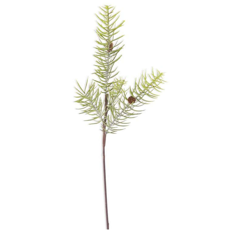 Powdered Long Pine Stem w/ Mini Pinecone