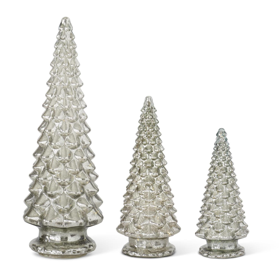 Silver Mercury Glass Tree - MD