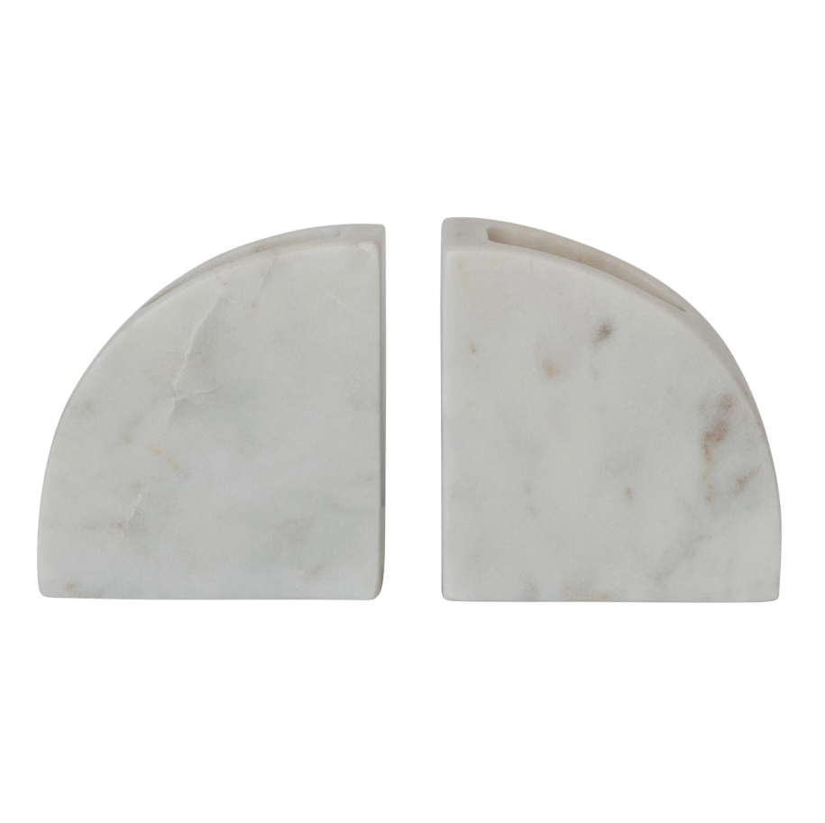 Marble Vase/Container Bookends - SET OF 2