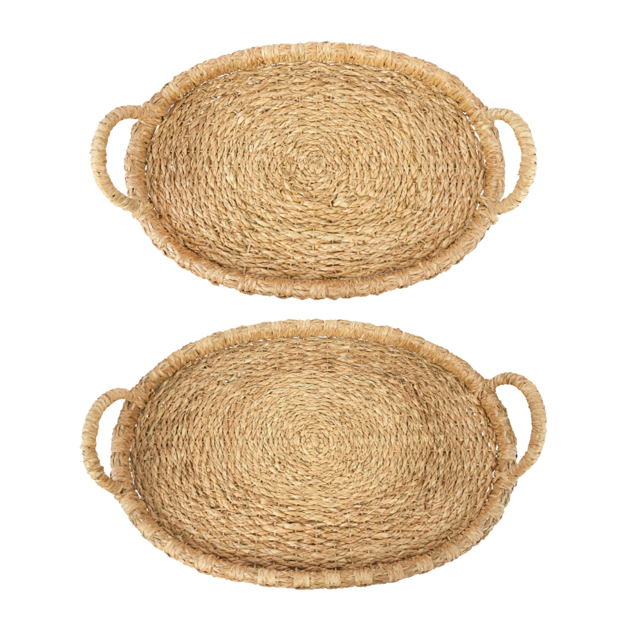 Seagrass & Rattan Tray - LG