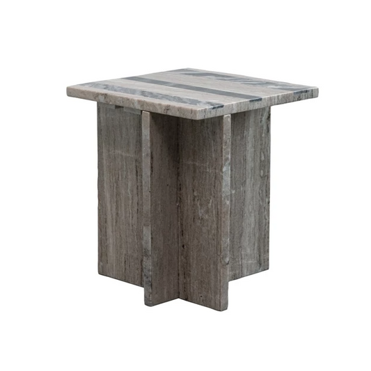 Marble Interlocking Side Table