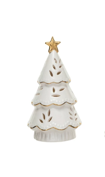 LED Stoneware Christmas Tree