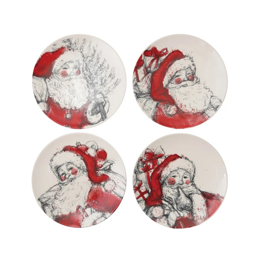 Santa Plate - 4 STYLES