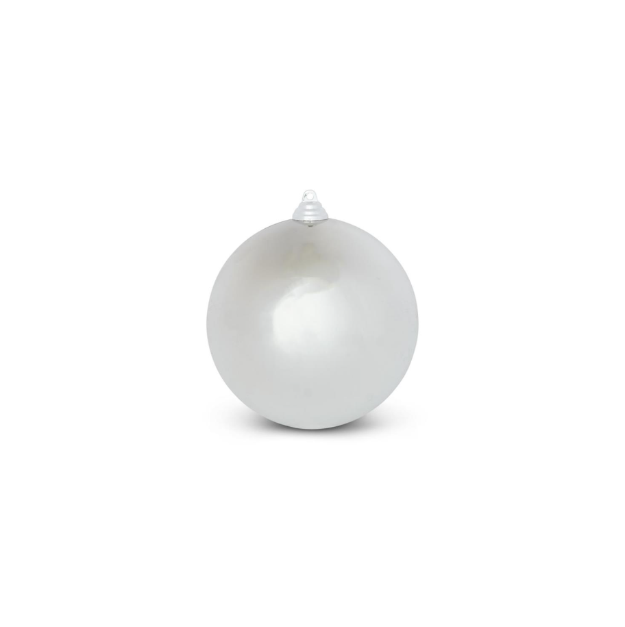 5.5" Silver Shatterproof Ornament