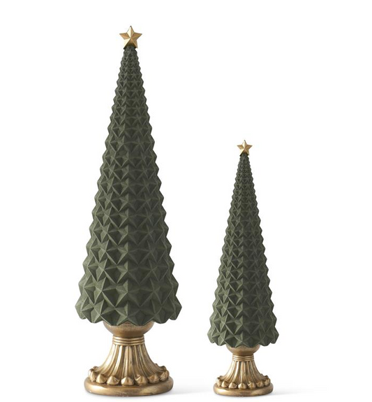 LG - Sage Green Velvet Star Christmas Tree