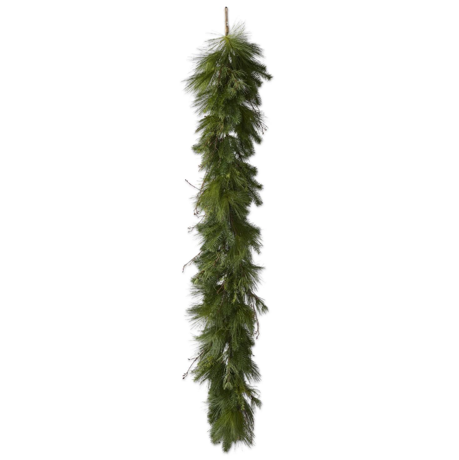 80" Mixed Pine & Twig Garland