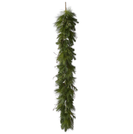 80" Mixed Pine & Twig Garland