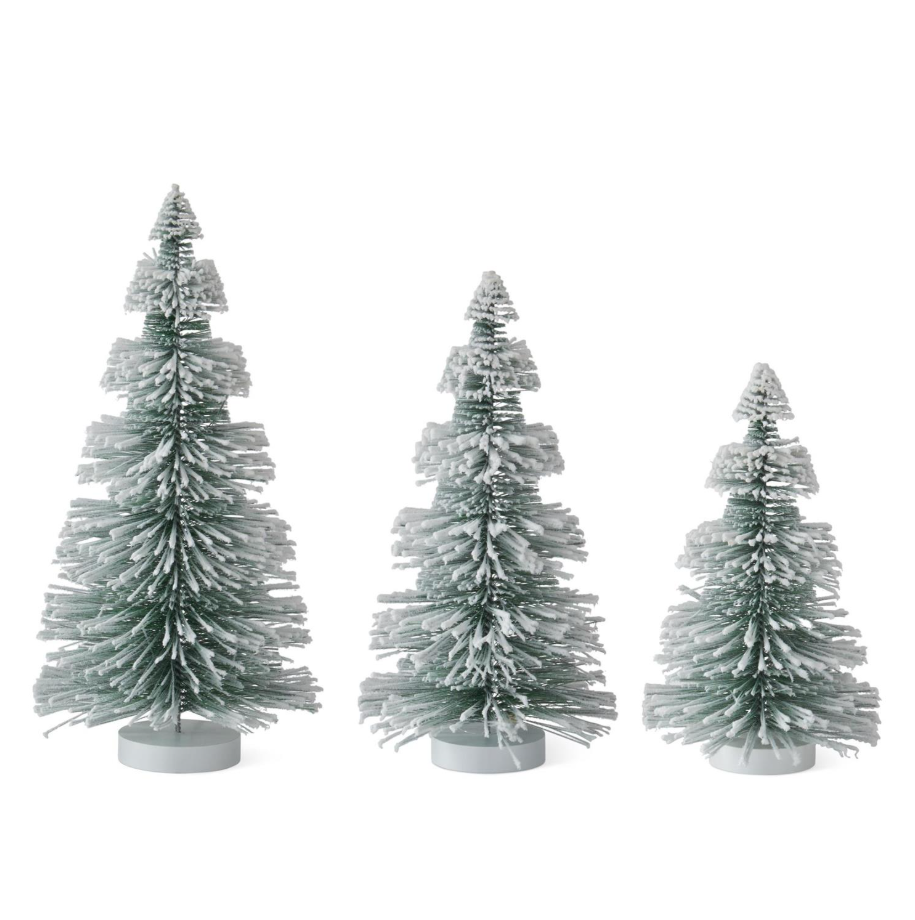 LG - Flocked Bottle Brush Christmas Tree