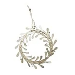 Metal Leaves & Berries Wreath
