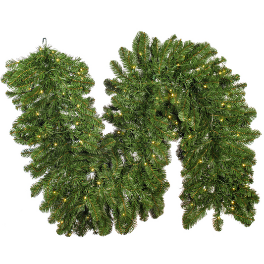 10' Pre-Lit Garland