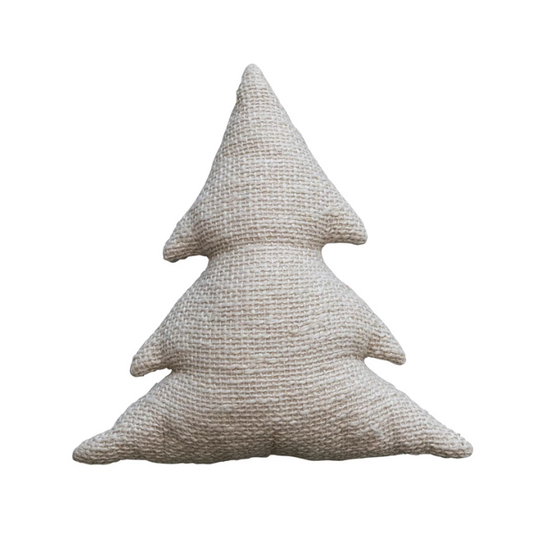 Woven Cotton Slub Tree Pillow