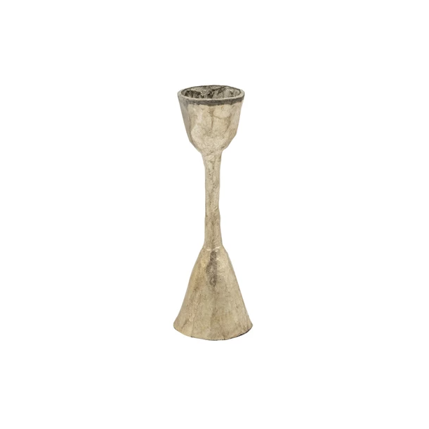 Antique Silver Hand-Forged Taper Holder