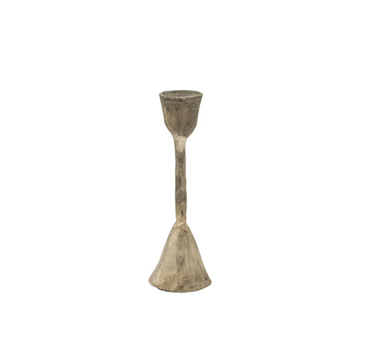 Antique Silver Hand-Forged Taper Holder