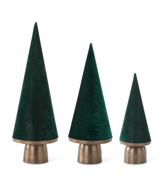 LG - Velvet Tree / Antique Brass Base