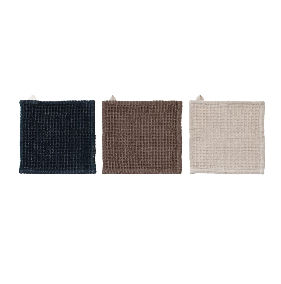 Cutting Board + Waffle Weave Cloth Set