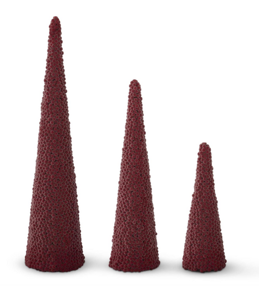 12.5" Icy Red Berry Tree