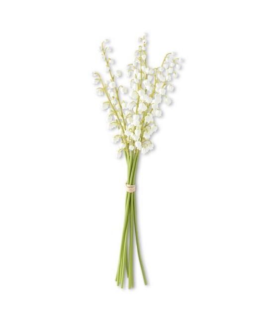 White Real Touch Lily of The Valley