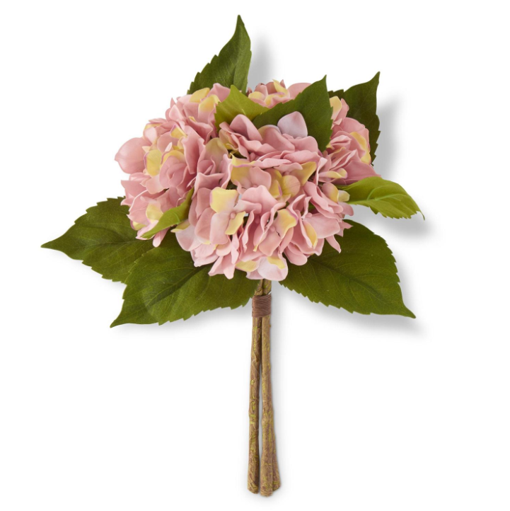 15" Pink Hydrangea Bundle