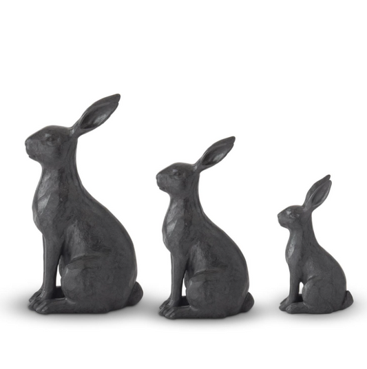 Black Resin + Cast Iron Rabbit - MD