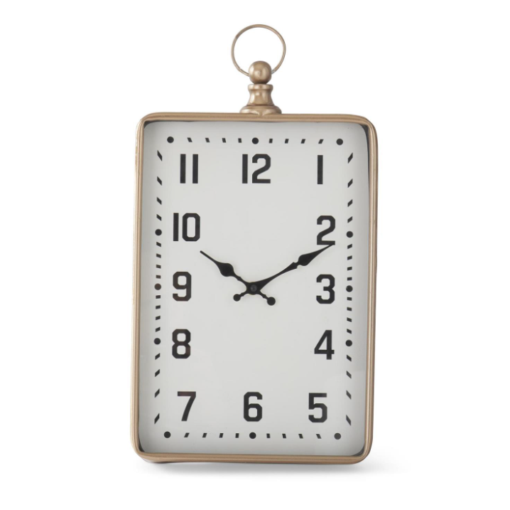 16" Antique Gold Clock