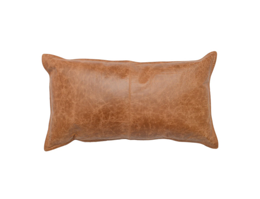 Dumont Chestnut Leather Lumbar