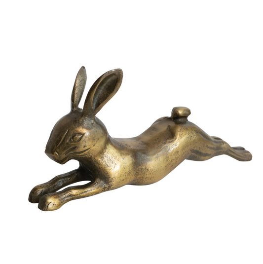 Antique Brass Rabbit