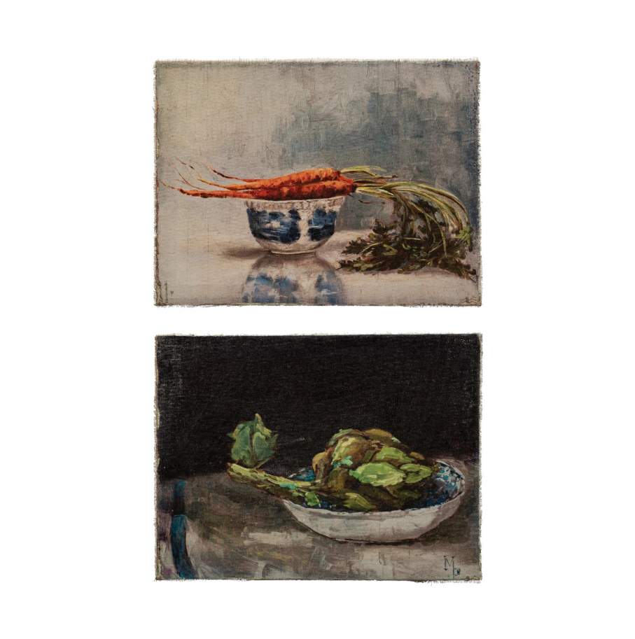 Veggie Still Life on Canvas - 2 STYLES