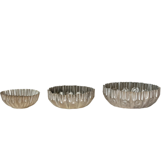 Antique Pewter Bowl - LG