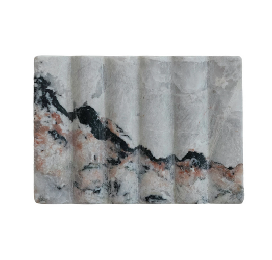 Carved Marble Soap Dish