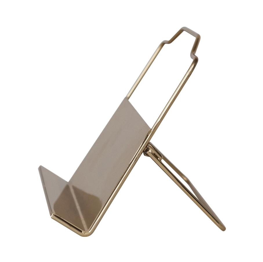 Gold Metal Standing/Foldable Book Holder
