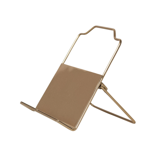 Gold Metal Standing/Foldable Book Holder