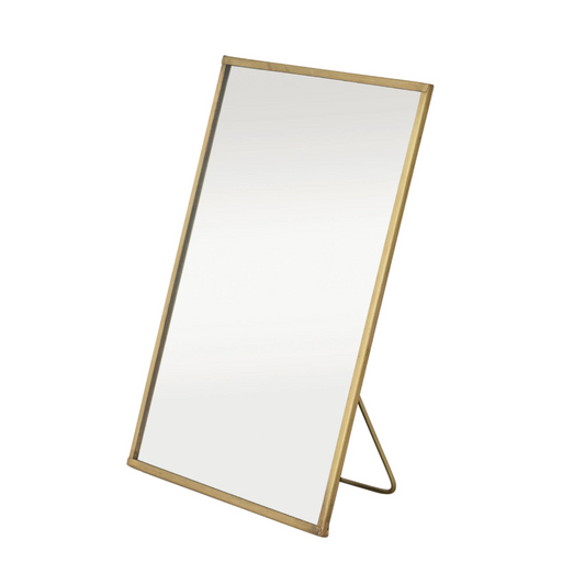 Brass Standing Mirror