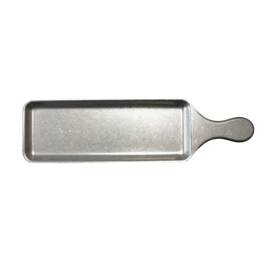 Brushed Pewter Stainless Steel Serving Tray