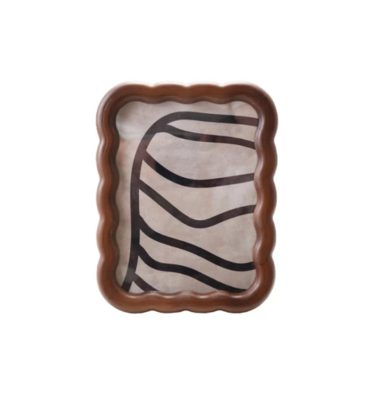 Rubberwood Scallop Frame 6x8