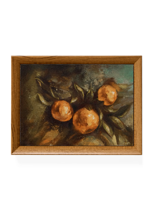 Framed Oranges on Canvas