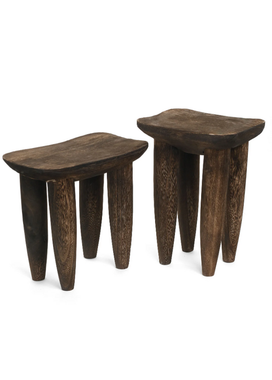 Ebony SENUFO Tall Stool