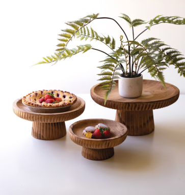 Etched Wooden Display Stand - SM