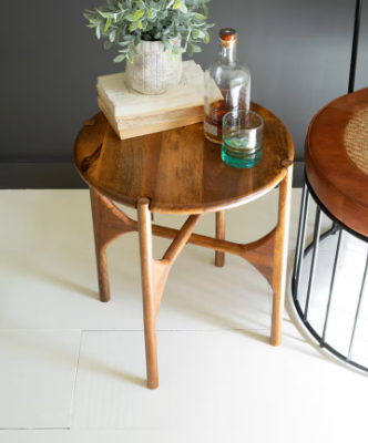 Mango Wood Accent Table