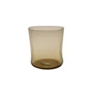 12oz Brown Indented Drinking Glass