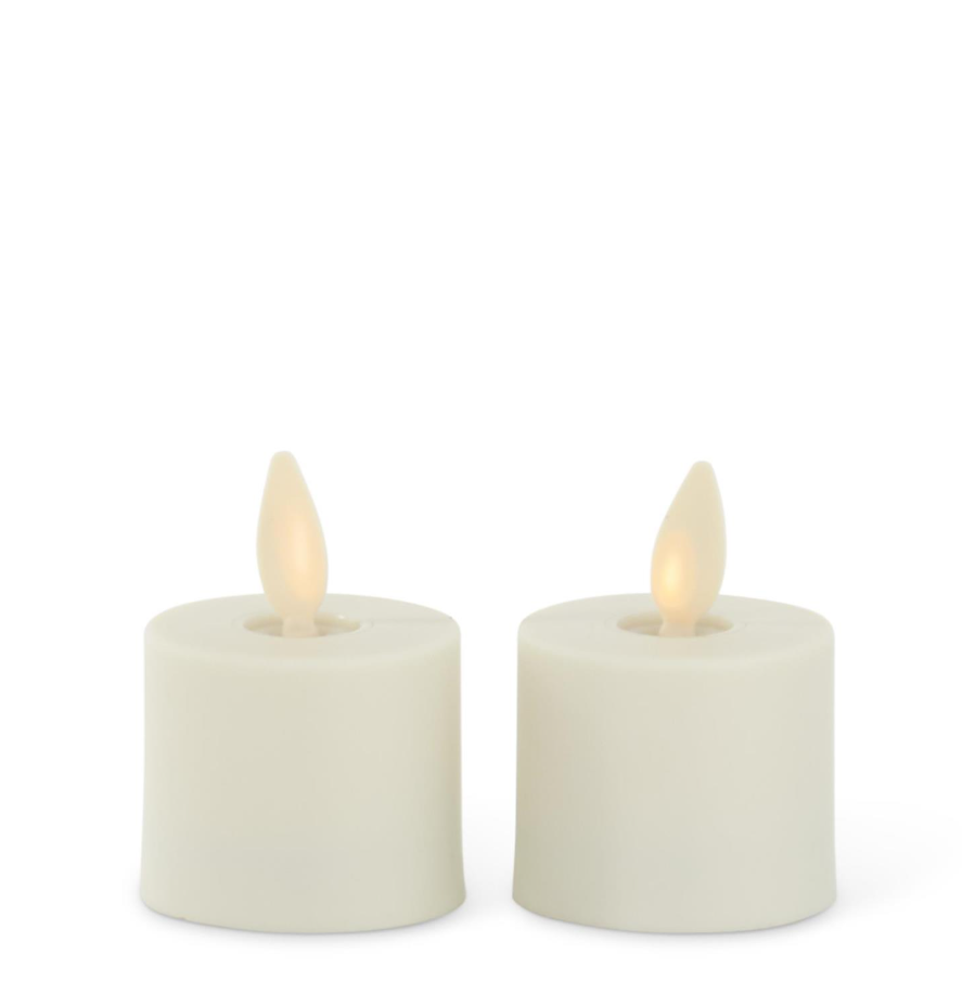 2" Luminara Indoor Tealight - WHITE